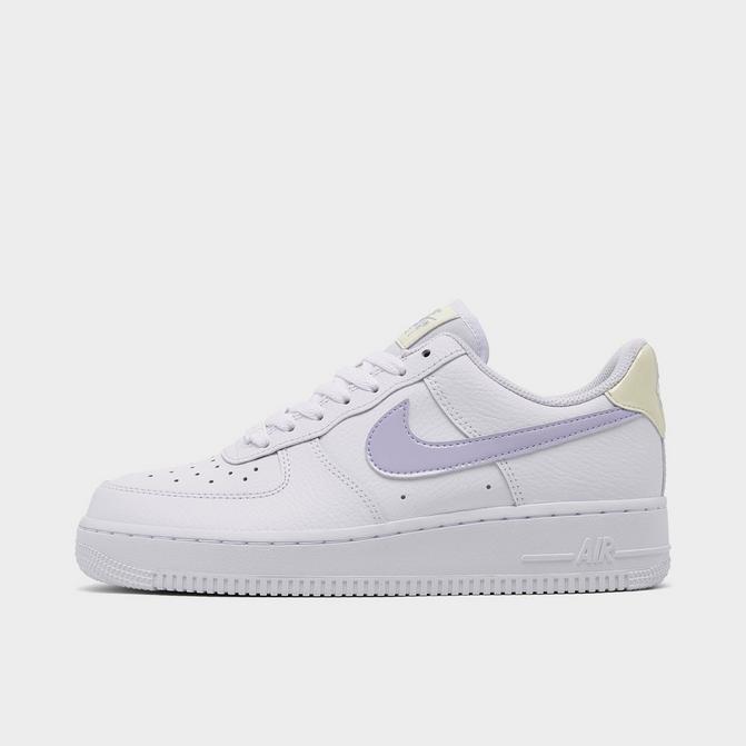 Nike Women's Air Force 1 '07 Shoes, Size 6, White/Action Green