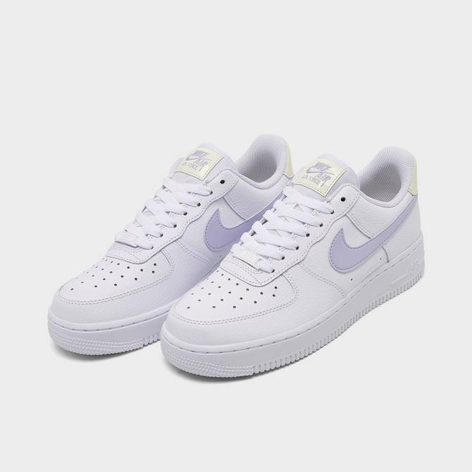 Nike Women's Air Force 1 Low SE Patent Casual Shoes in Brown/White/White Size 8.5 | Leather