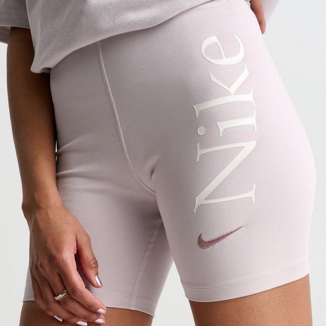 Women s Nike Sportswear Classic High Waisted 6 Graphic Biker Shorts JD Sports