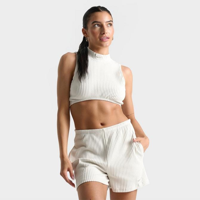 Women s Nike Sportswear Chill Knit Ribbed Cropped Tank