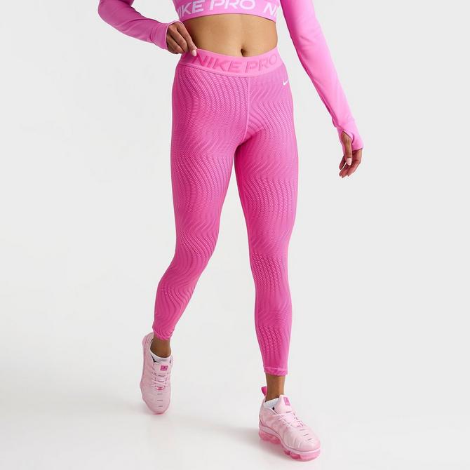 Nike Women's 7/8 High Rise Dri-FIT Leggings Pink CU5293-630 Yoga Hidden  Pocket