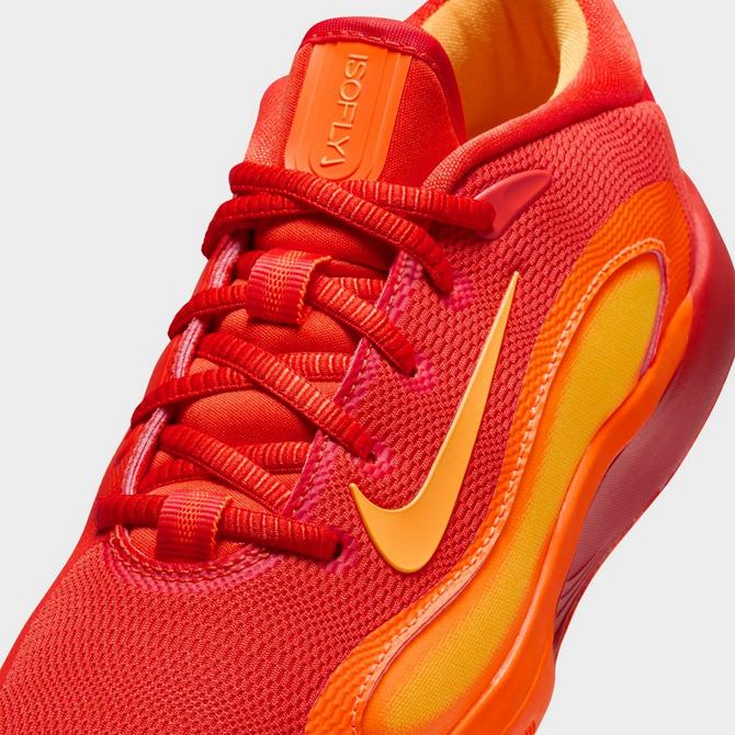 Red nike youth basketball shoes clearance
