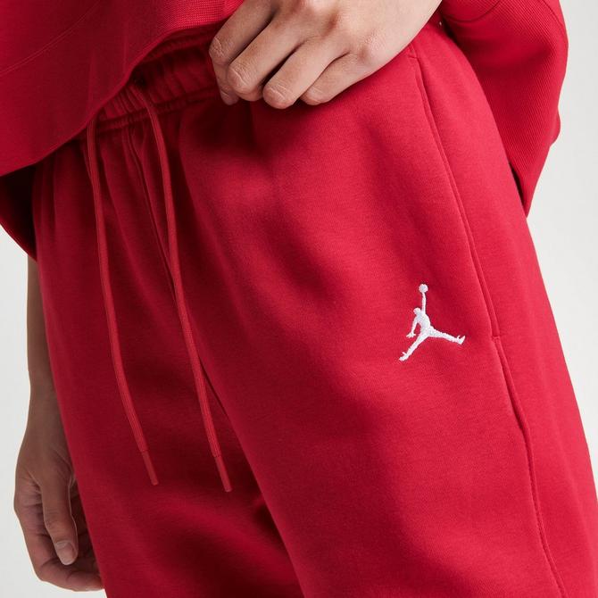 Jordan jumpman air hot sale fleece pants red