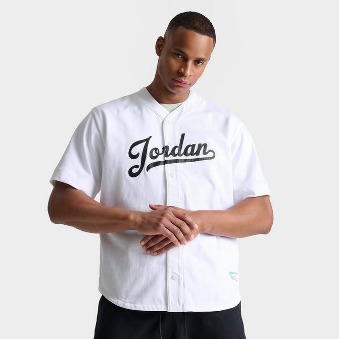 Men s Jordan Flight MVP Buttoned Baseball Top JD Sports