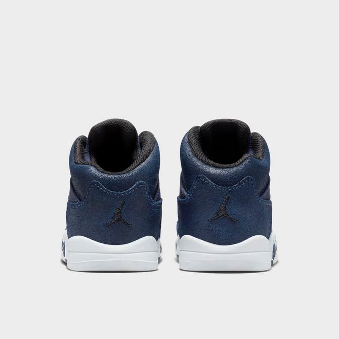 Jordan retro 5 toddler blue sale