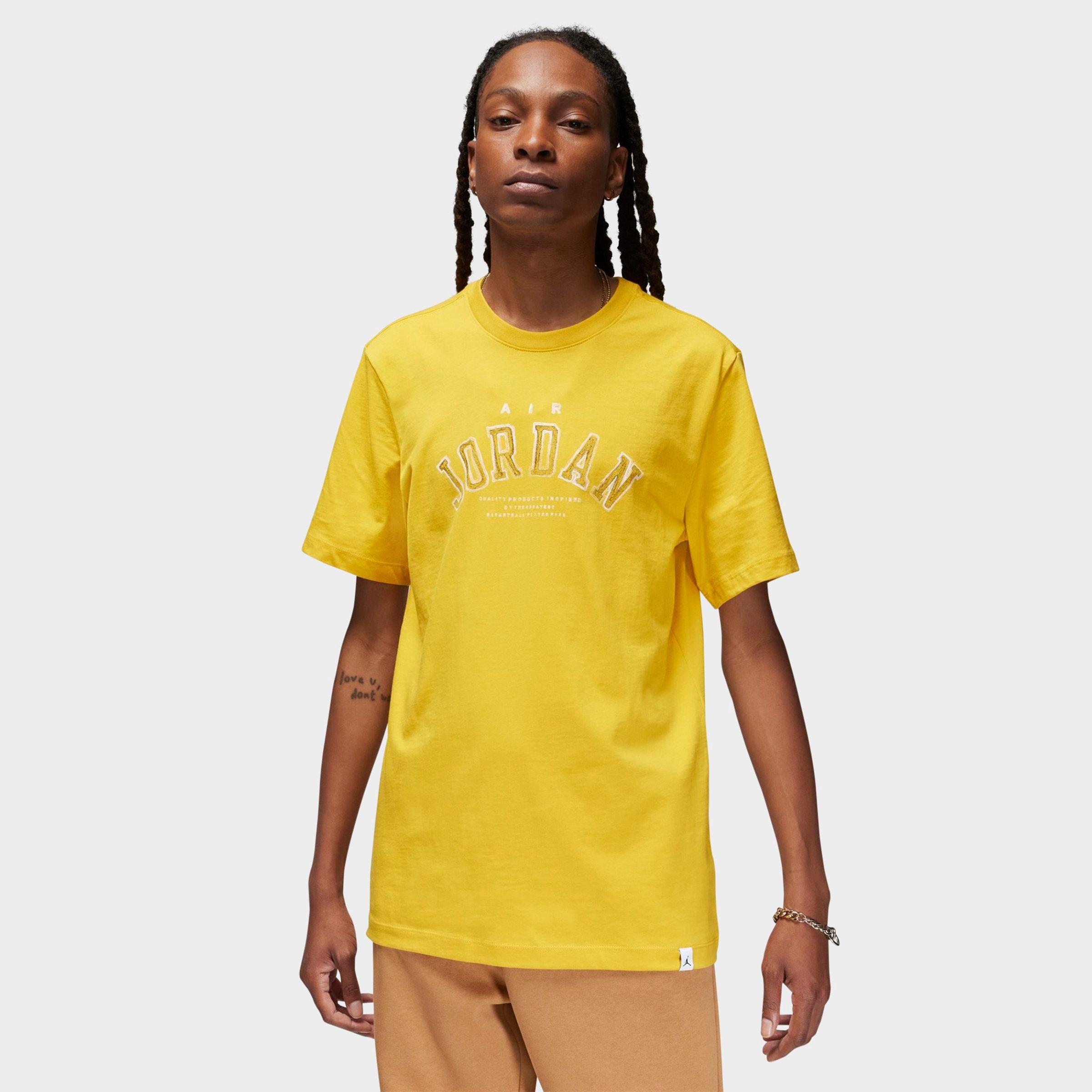 jordan t shirt yellow