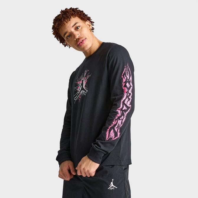 Long sleeve best sale black jordan shirt