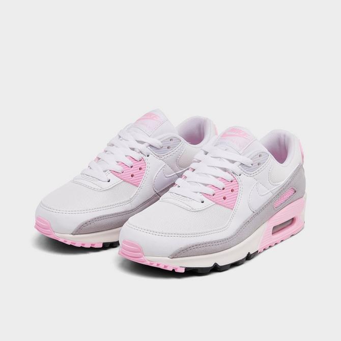 Air max 90 store white and pink