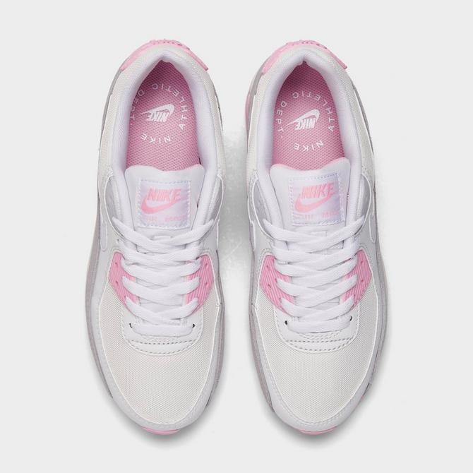 Nike air max shop 90 womens white pink