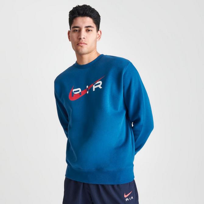 Nike air deals crew sweatshirt blue