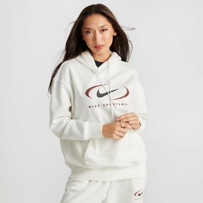 Women's nike swoosh hoodie sweatshirt hot sale