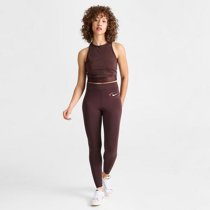 adidas Originals ESSENTIALS FLARED - Leggings - Trousers - earth