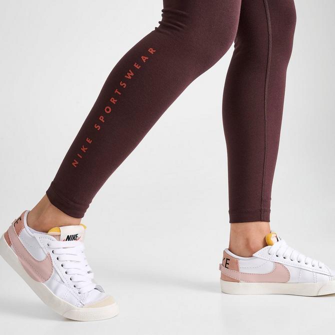 Nike Women's Sportswear Air Logo Taped 7/8 HR Leggings Size XS