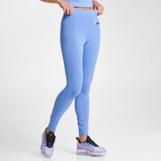 Nike Womens Pants Adult Medium Black Leg A See Swoosh Tight