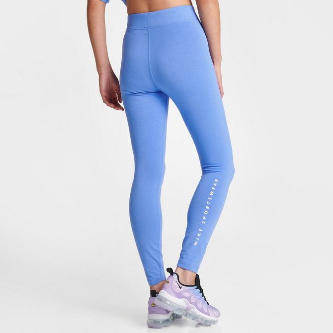 Nike Solid Navy Blue Leggings Size M - 64% off