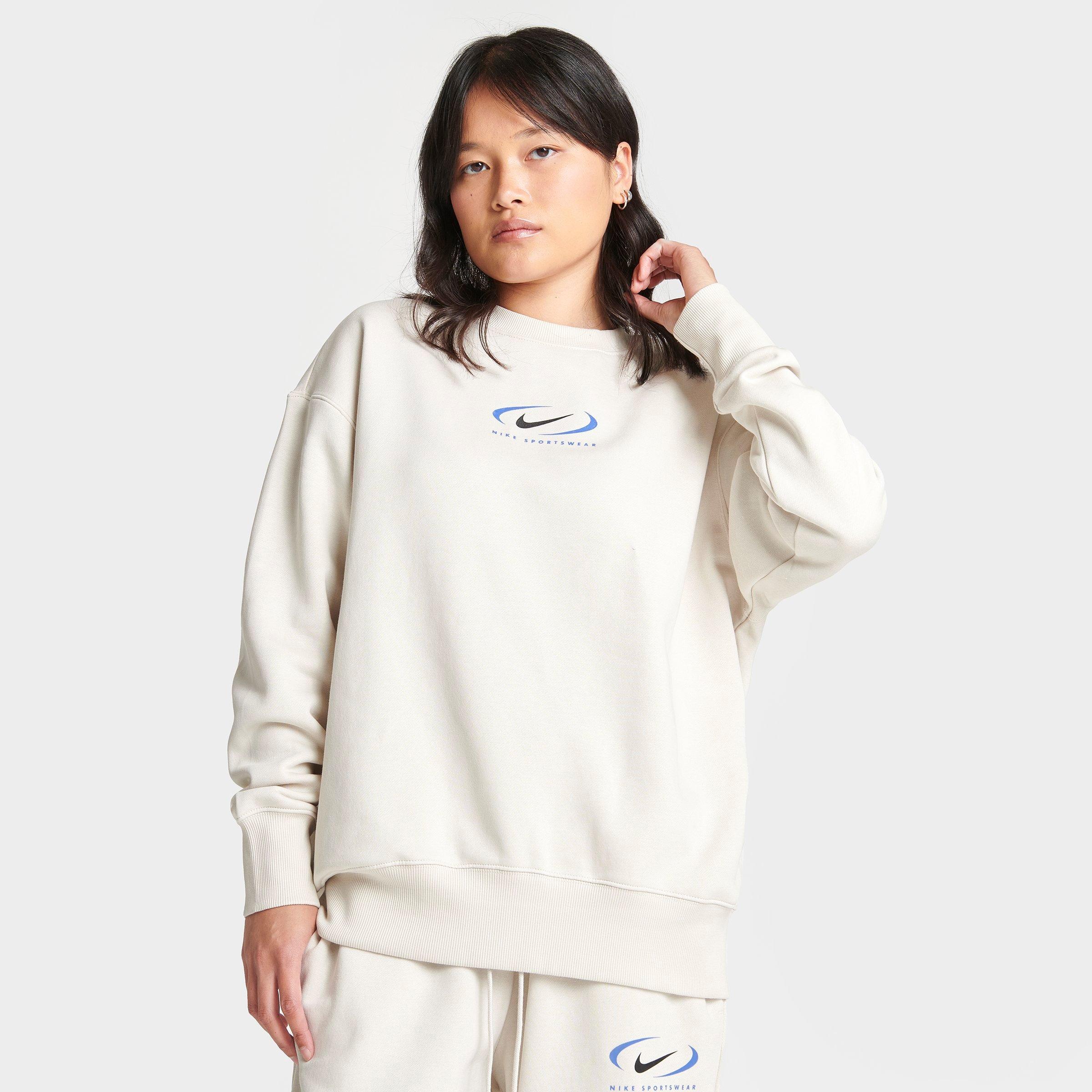 Women's Nike Sportswear Swoosh Life Phoenix Fleece Oversized Crewneck  Sweatshirt| JD Sports