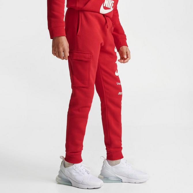 Nike sportswear swoosh rouge hot sale