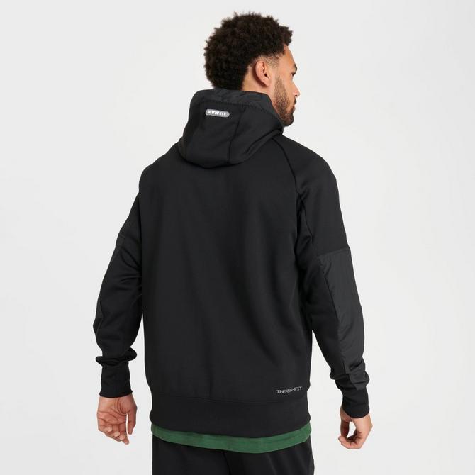 Nike air half zip best sale jacket black