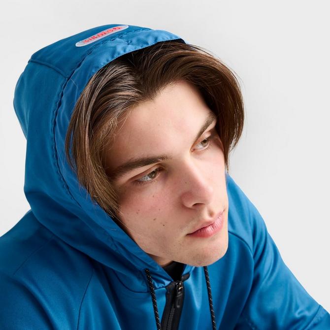 Blue nike shop air max hoodie