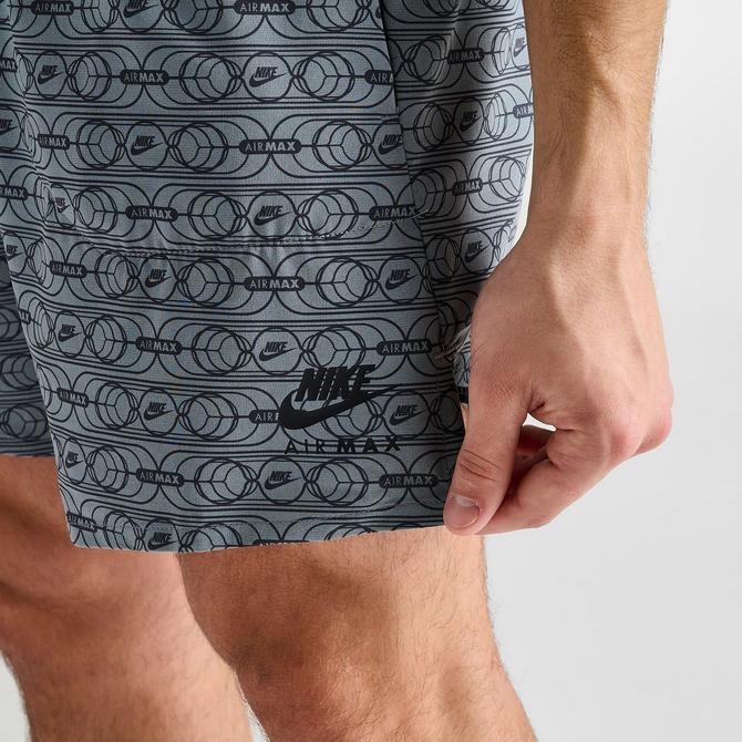 men's nike sportswear hybrid allover print woven shorts