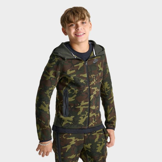 Nike camo hoodie boys sale