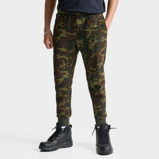 Boys Nike Sportswear Tech Fleece Camo Jogger Pants