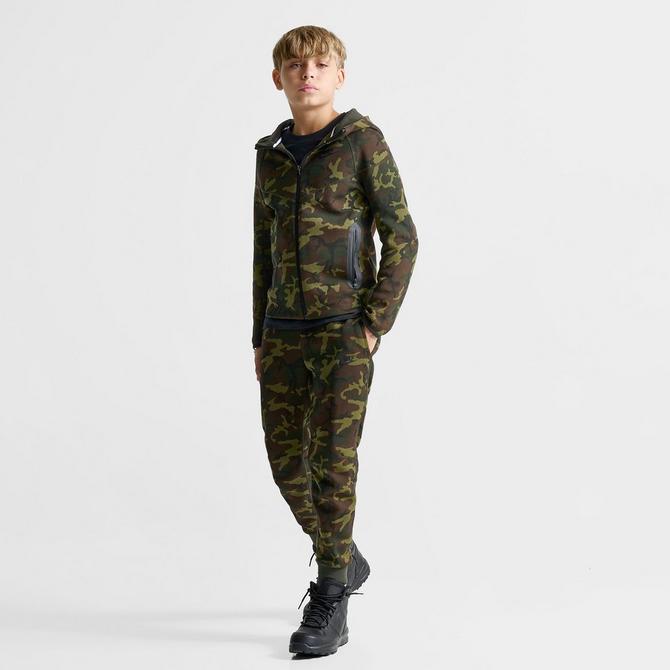 Boys Nike Sportswear Tech Fleece Camo Jogger Pants