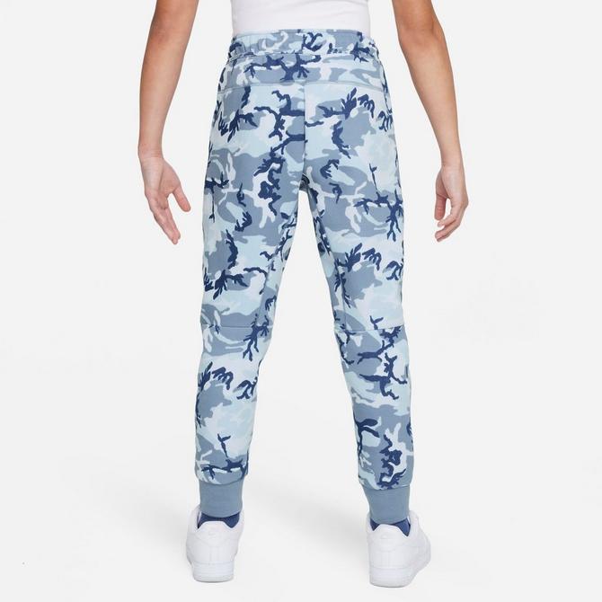 Nike blue camo joggers on sale