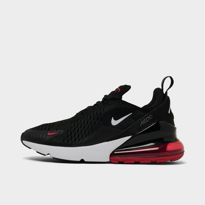 Air max 270 red and white and black sale