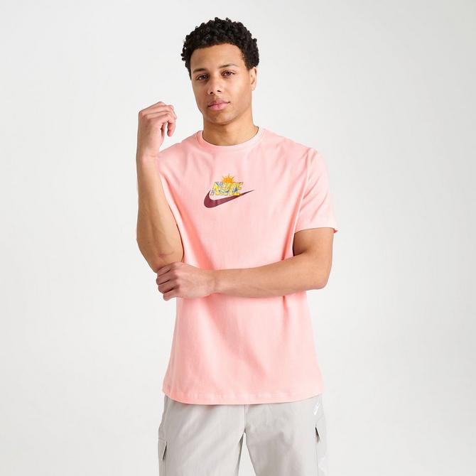 Nike Sportswear TEE - Print T-shirt - fireberry/white/pink 