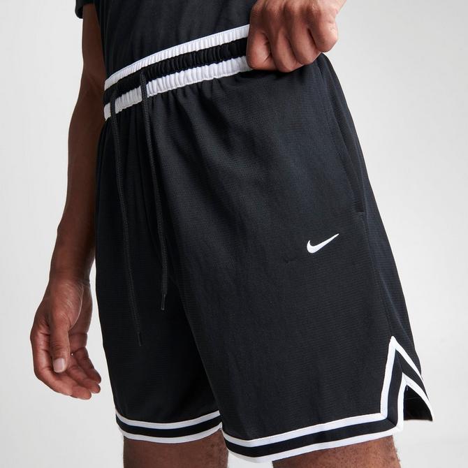 Nike black and clearance white basketball shorts