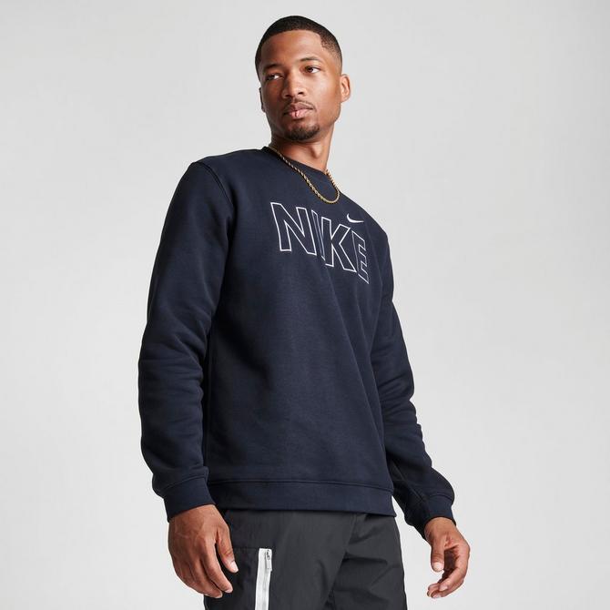 Nike Essential Fleece+ Multi Logo Hoodie in Gray for Men