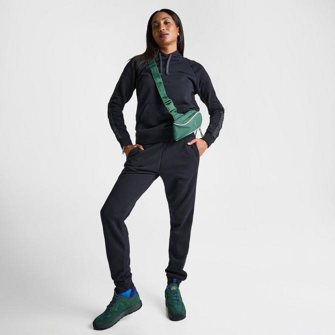 Nike Swoosh Pack loose-fit cuffed fleece sweatpants in black