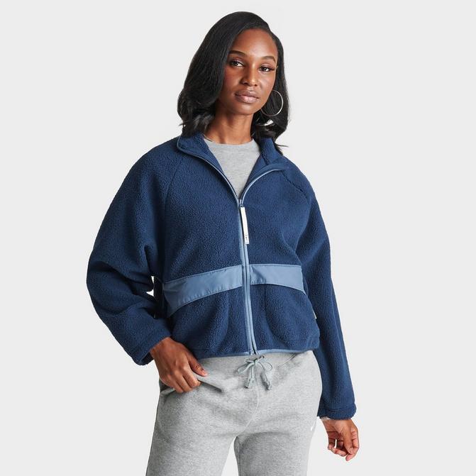 Blue on sale sherpa coat