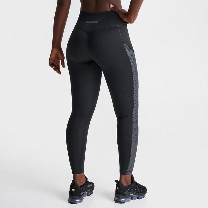 NEW! NIKE [L] POWER Speed TIGHT FIT Women's 7/8 Run Leggings-Black  BQ5939-010 