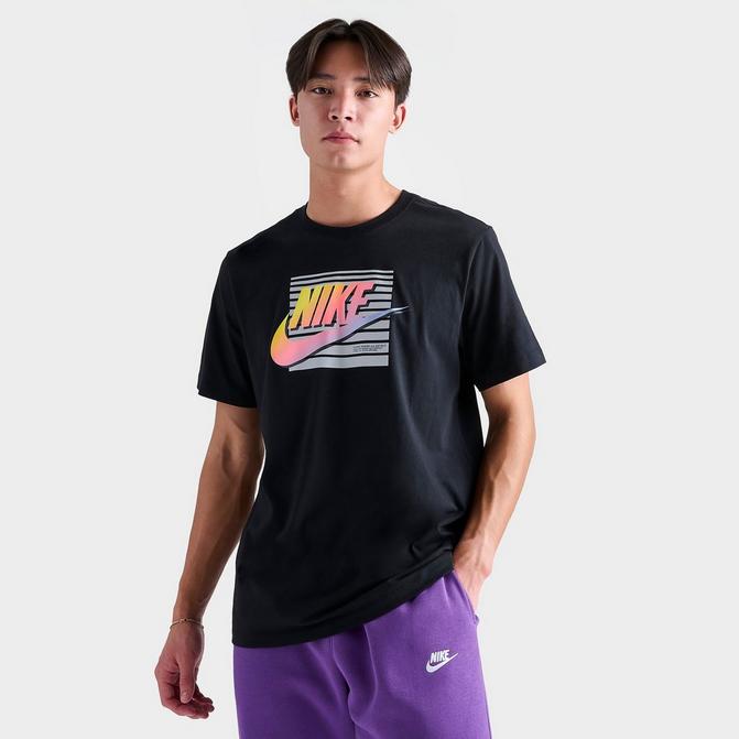 Purple and black nike shirt best sale