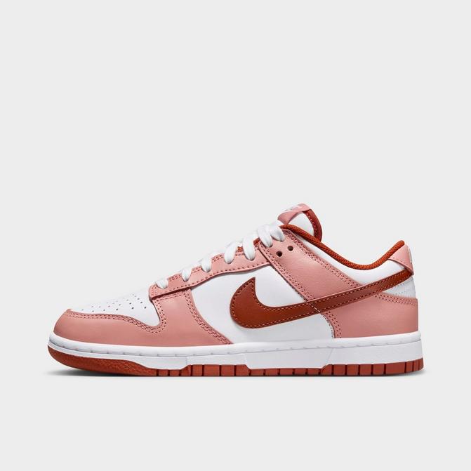 Nike pink orange on sale white