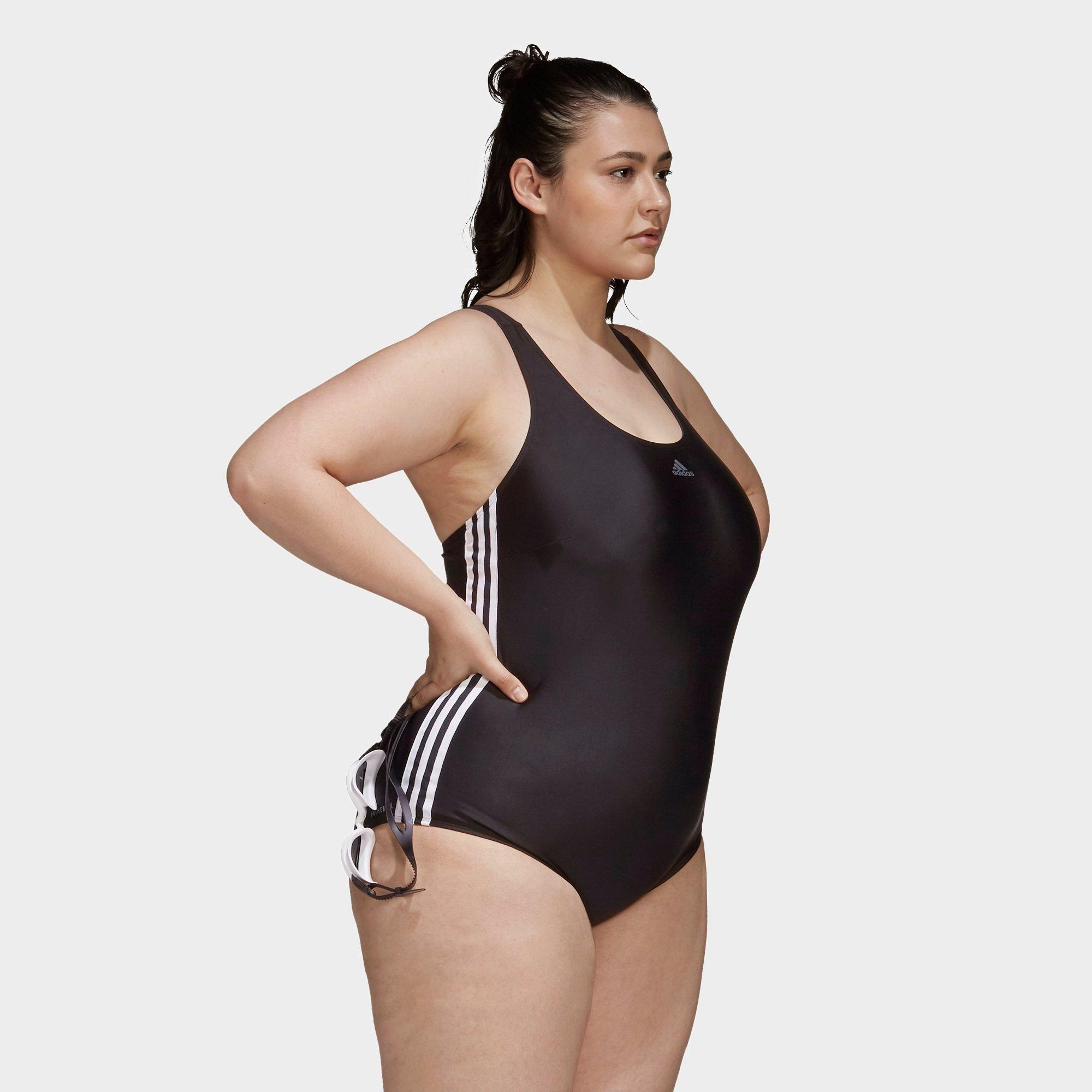 adidas 3 stripe swimsuit