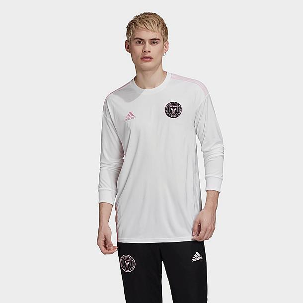 Men S Adidas Inter Miami Cf Home Long Sleeve Soccer Jersey Jd Sports