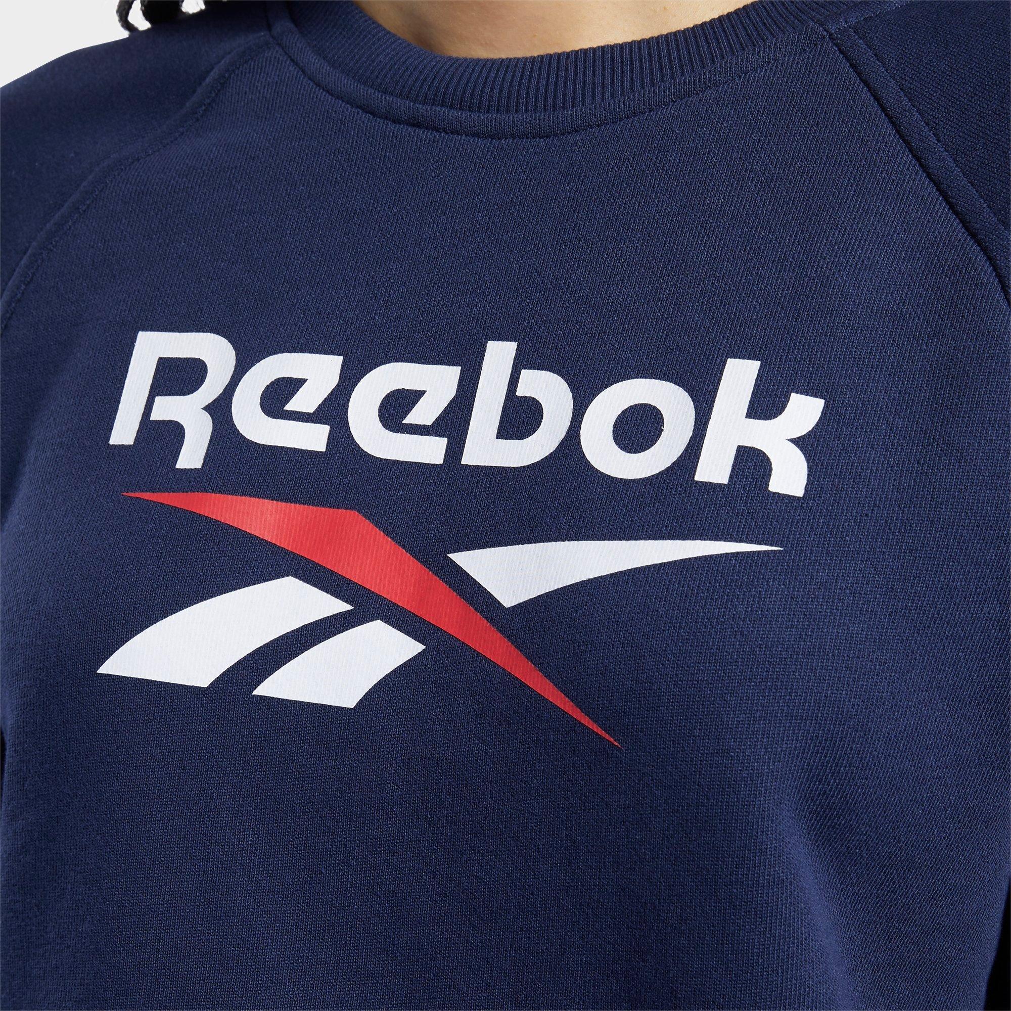 Reebok Womens Classic Vector Crewneck Sweatshirt