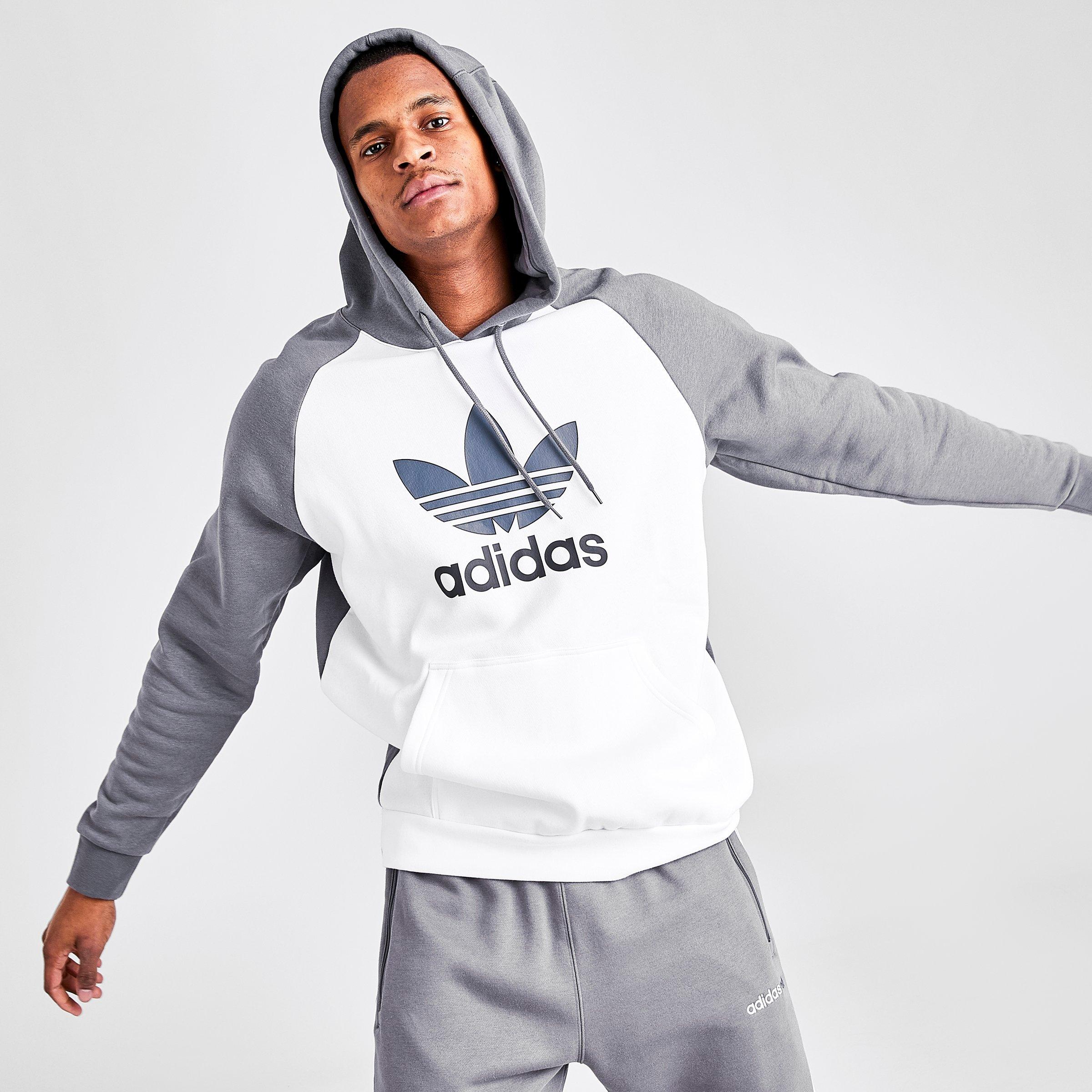 grey and black adidas sweatshirt