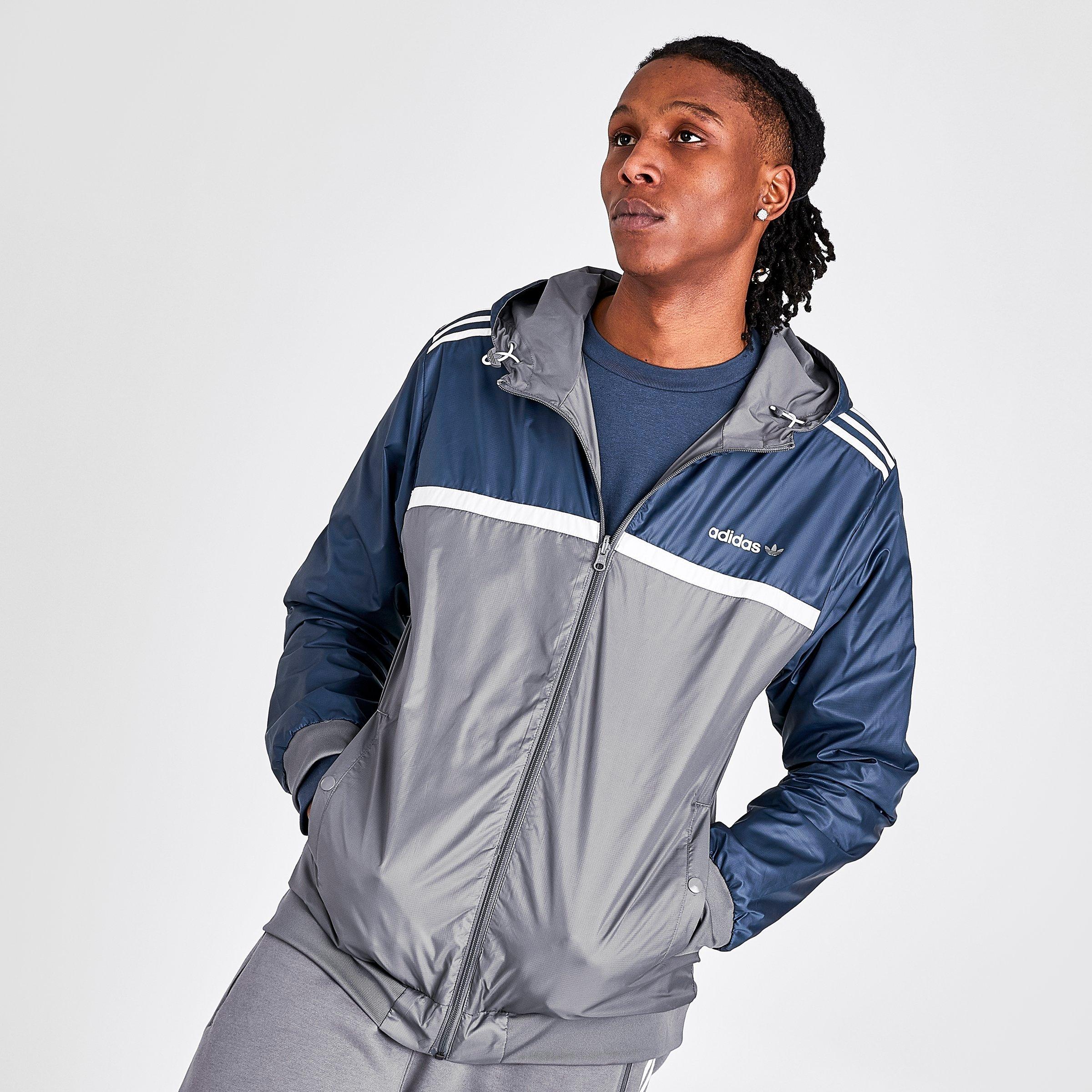 Men's adidas Originals Linear Reverse Windbreaker Jacket| JD Sports