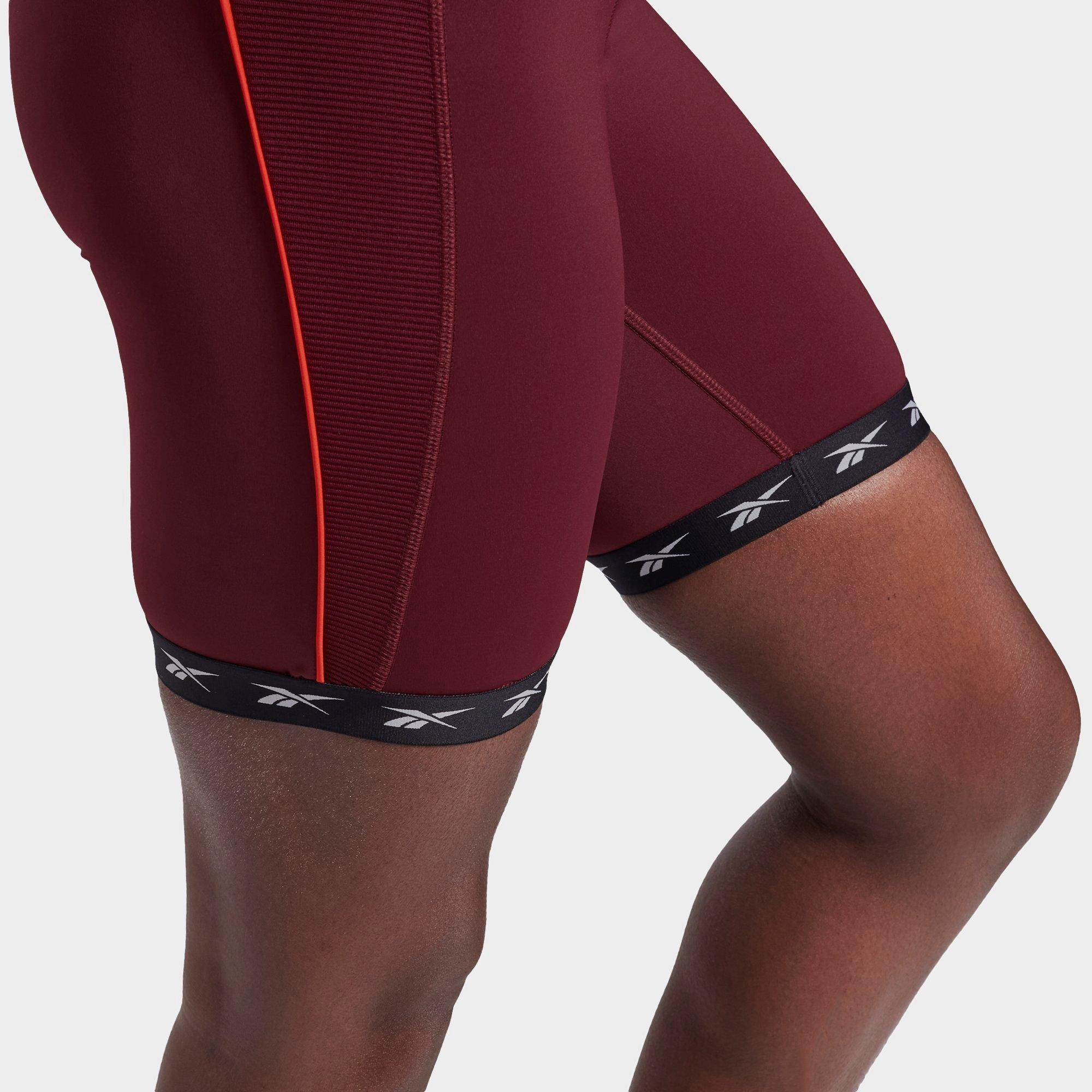 maroon bike shorts