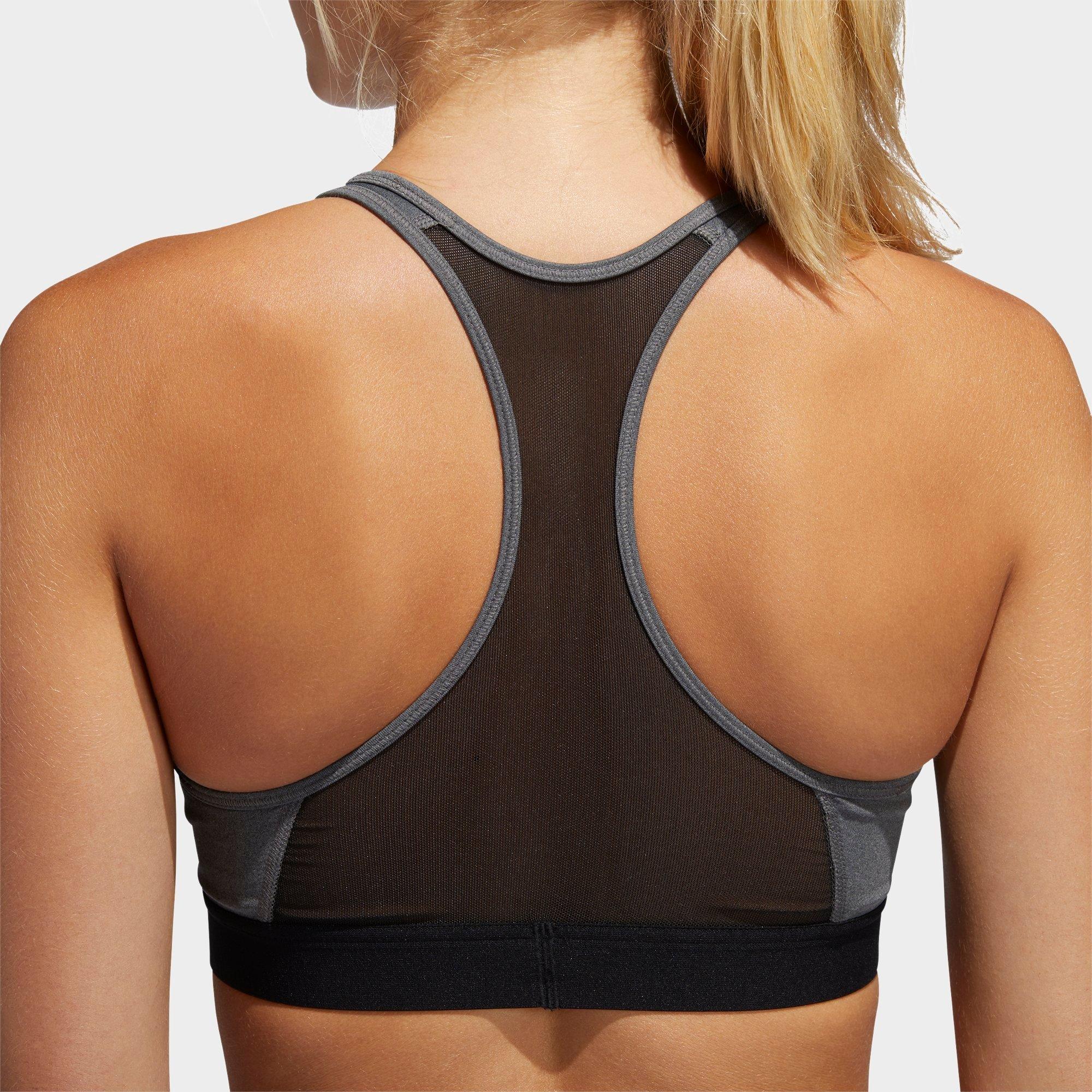 dark grey sports bra