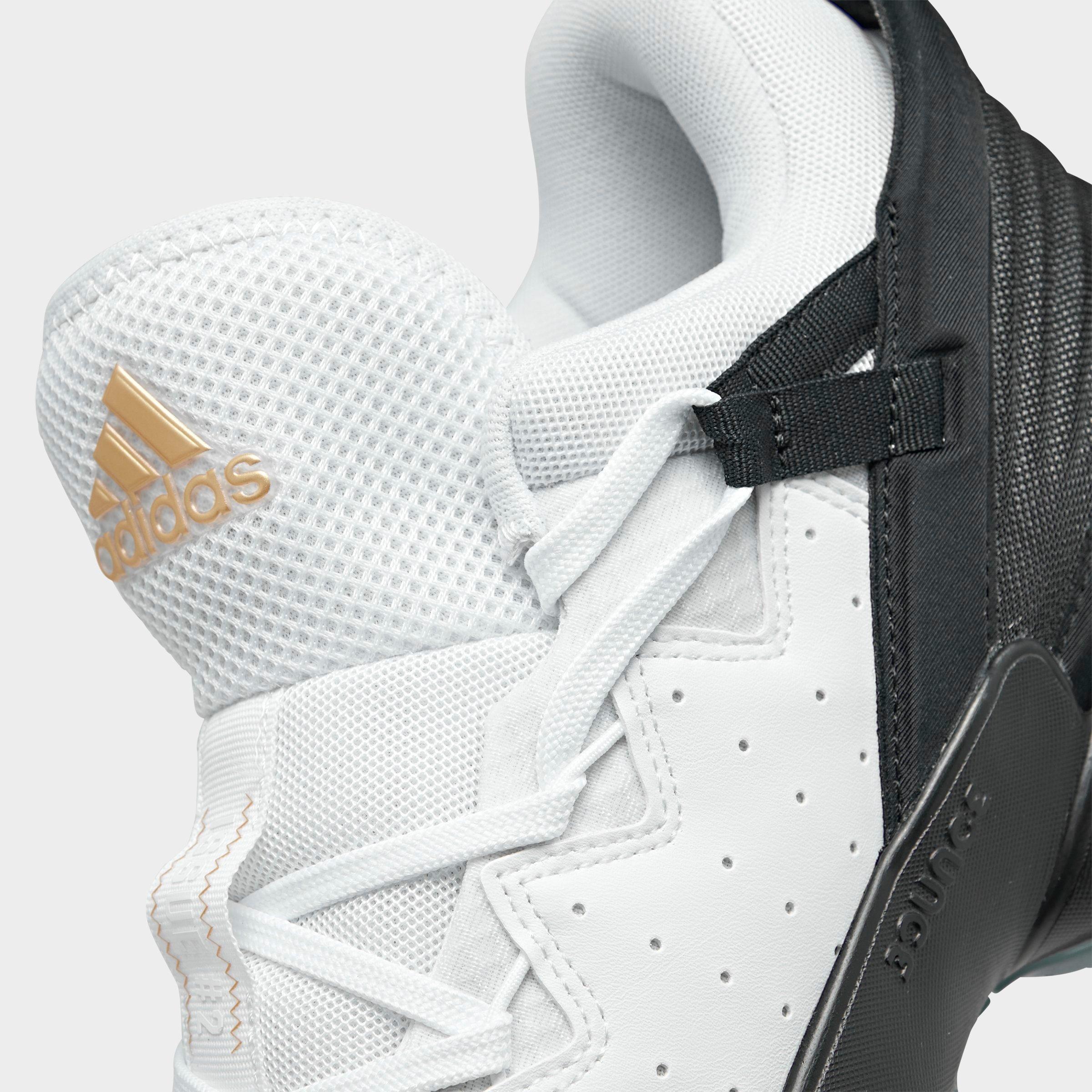 gold adidas basketball shoes