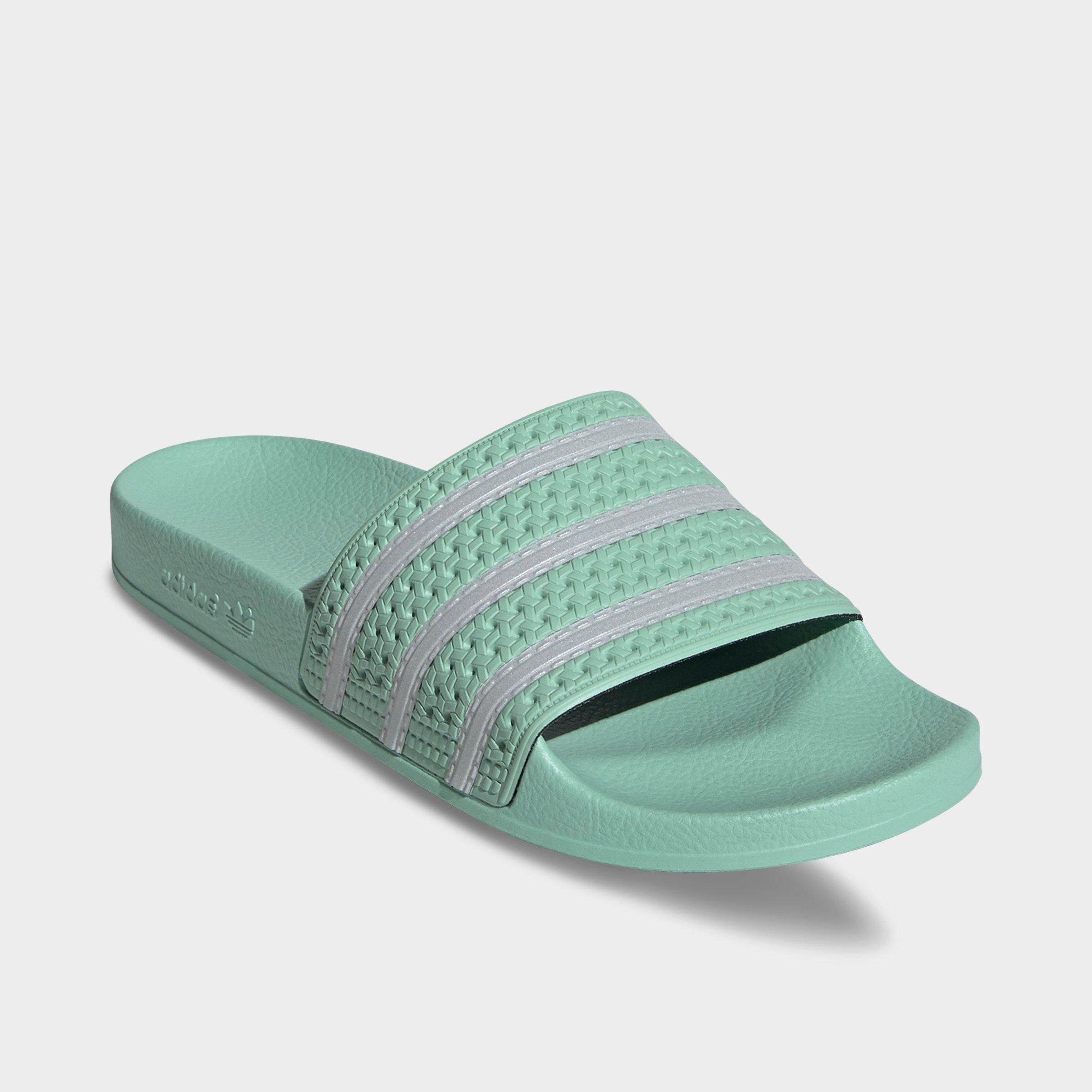 blush adidas slides