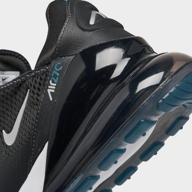 Nike air max 270 mens blue hot sale and black