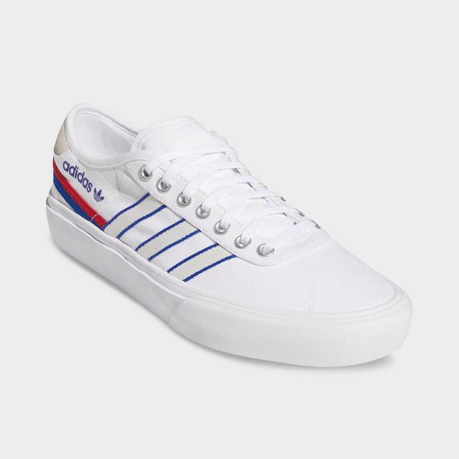 adidas Delpala Mens Sneakers Shoes Casual - White Size 8 New