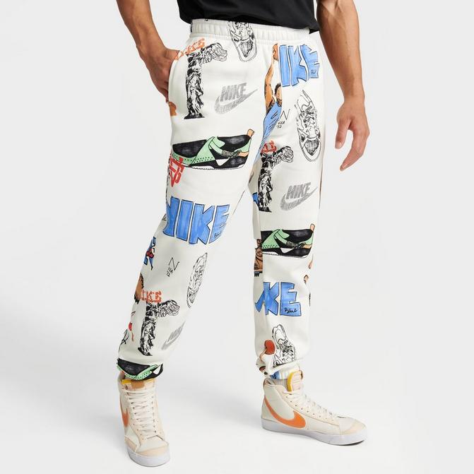 Men s Nike Sportswear Club Fleece Allover Printed Jogger Pants