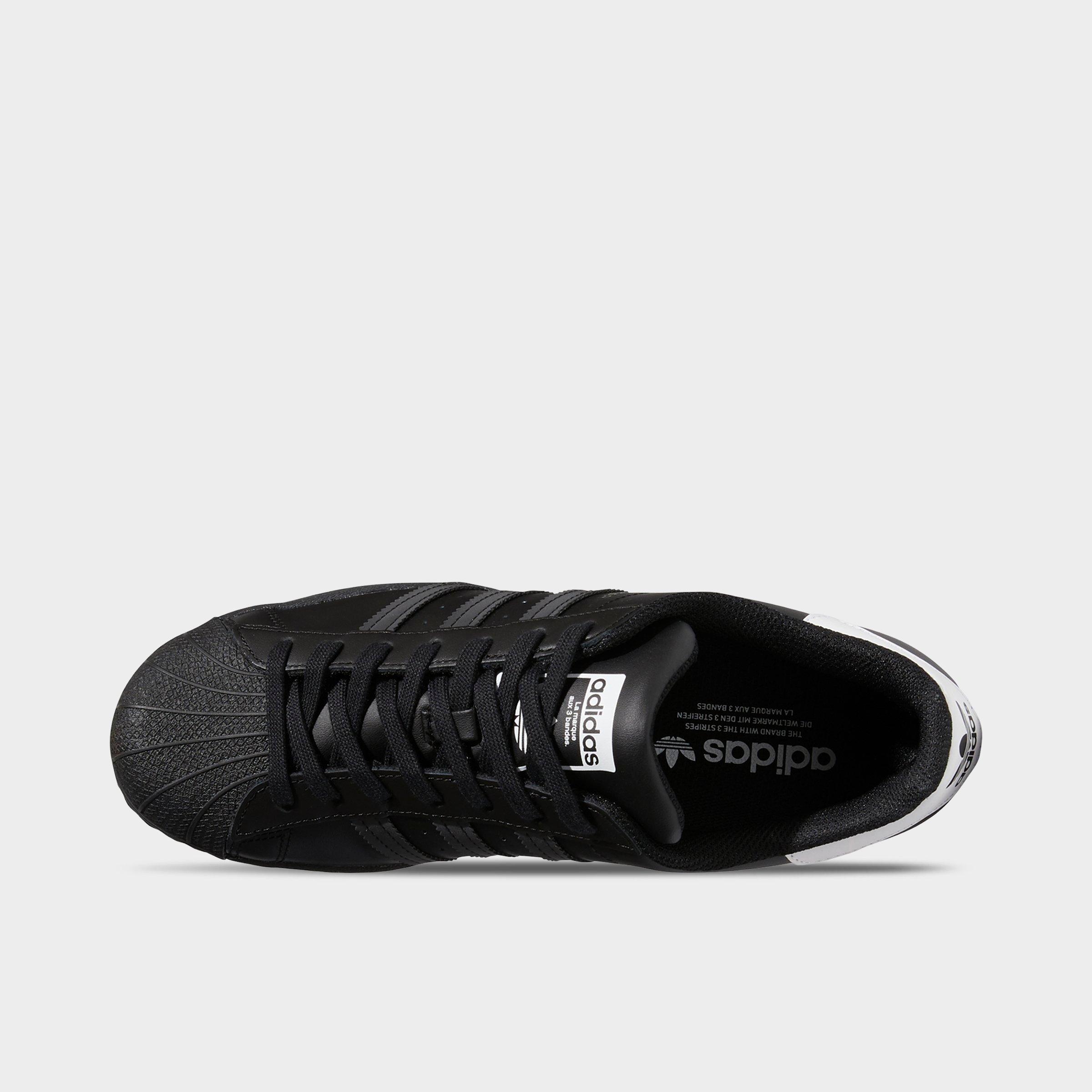 adidas superstar all black mens